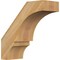 Ekena Millwork 4"W x 10"D x 10"H Balboa Rough Sawn Knee Brace, Western Red Cedar BRC04X10X10BOA00RWR - alternate 1